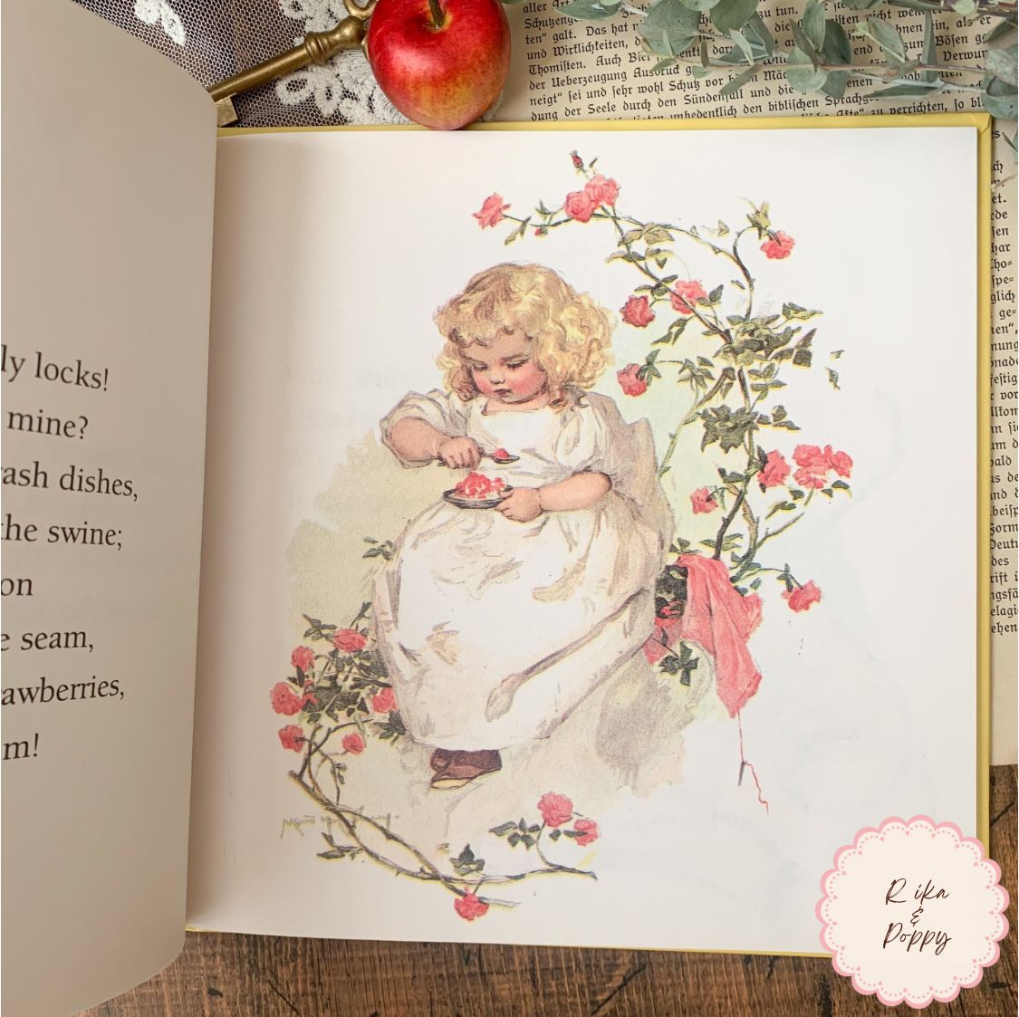 海外 絵本 Nursery Rhymes モード・ハンフリー 挿絵 ヴィクトリアン調