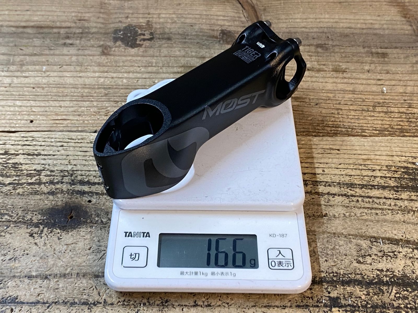 MOST タイガー TIGER TICR アルミステム 100mm JQ752 モスト MOST タイガー TIGER ALU TiCR アルミ ステム OS Φ31.8