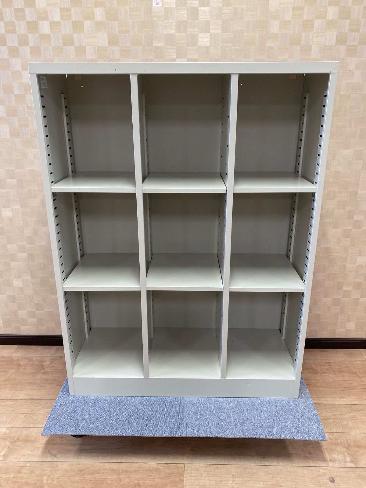 引取限定‼︎◇中古◇格安◇オープン書庫◇可動棚板付き◇スチール製 
