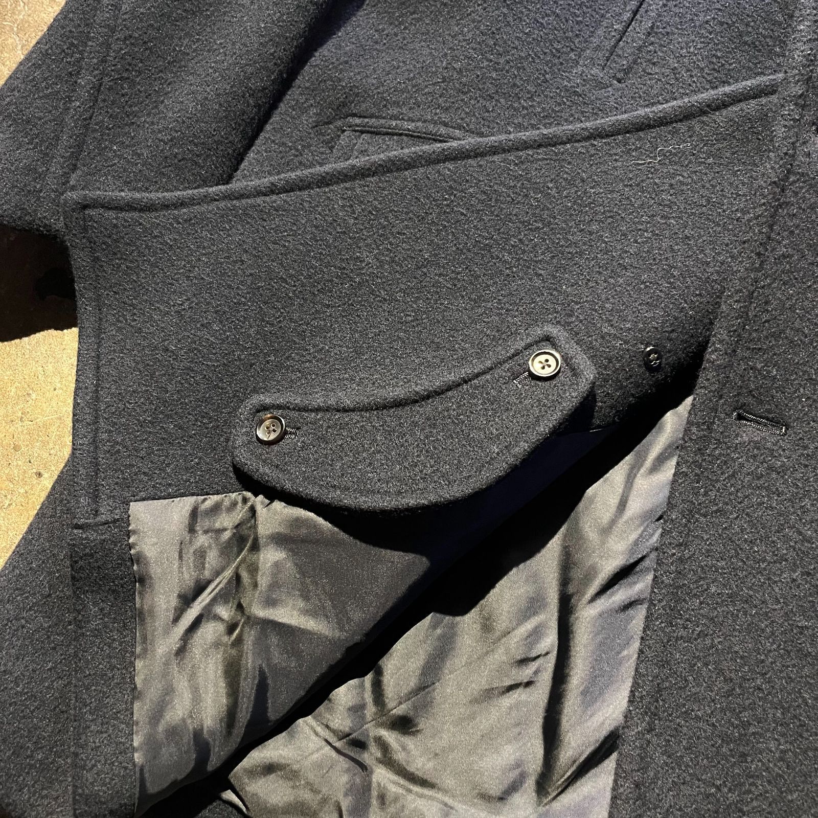 blurhms 22aw Wool Cashmere Pea Coat 3 ブラームス 2022aw ウール 