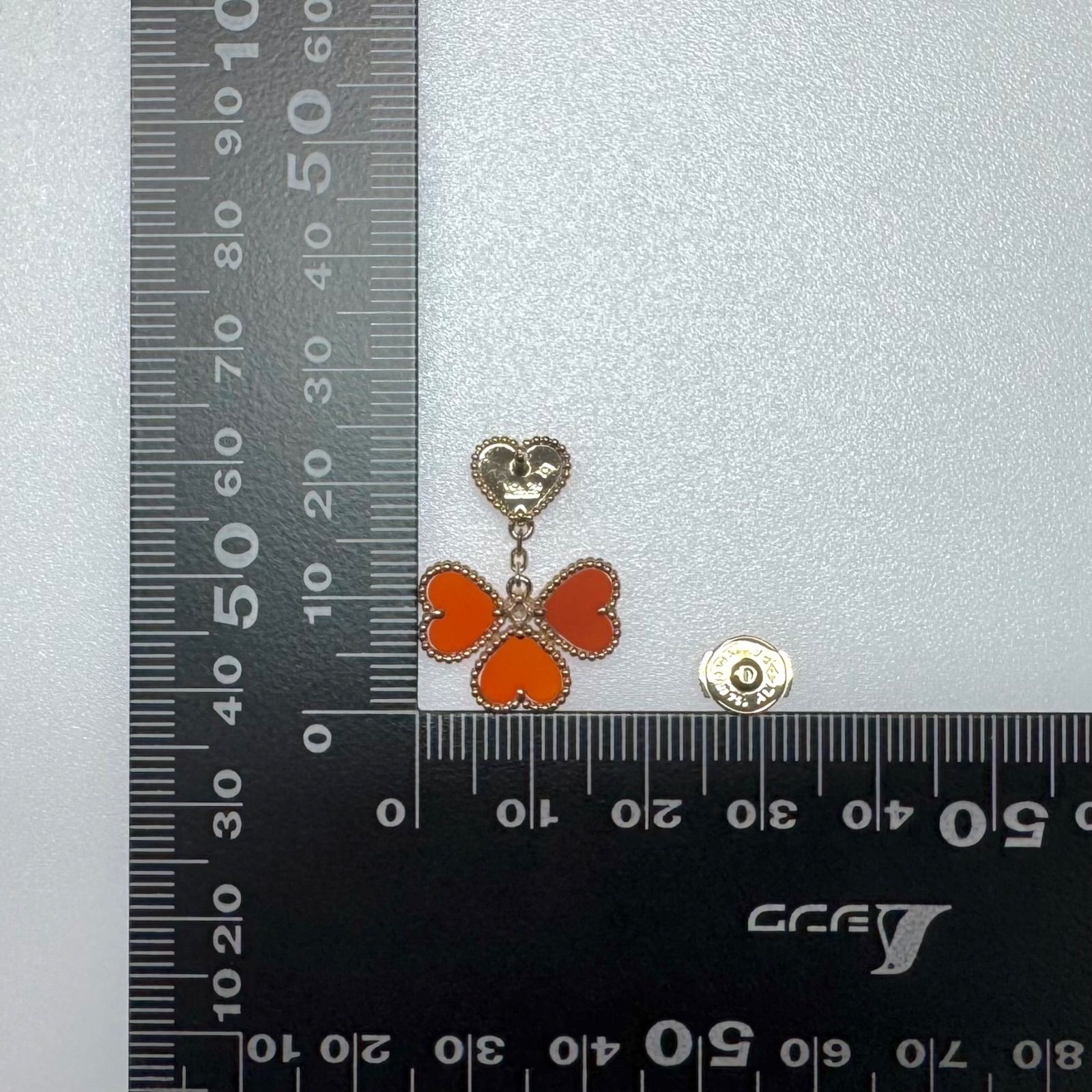 ヴァンクリーフ &アーペル　スウィートハートピアス(片耳用) Van Cleef＆Arpels k18PG スウィート アルハンブラ ハート ピアス 片方