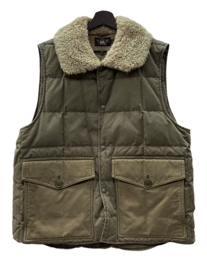 ダブルアールエル RRL Quilting Down Vest キルティング ダウン ベスト