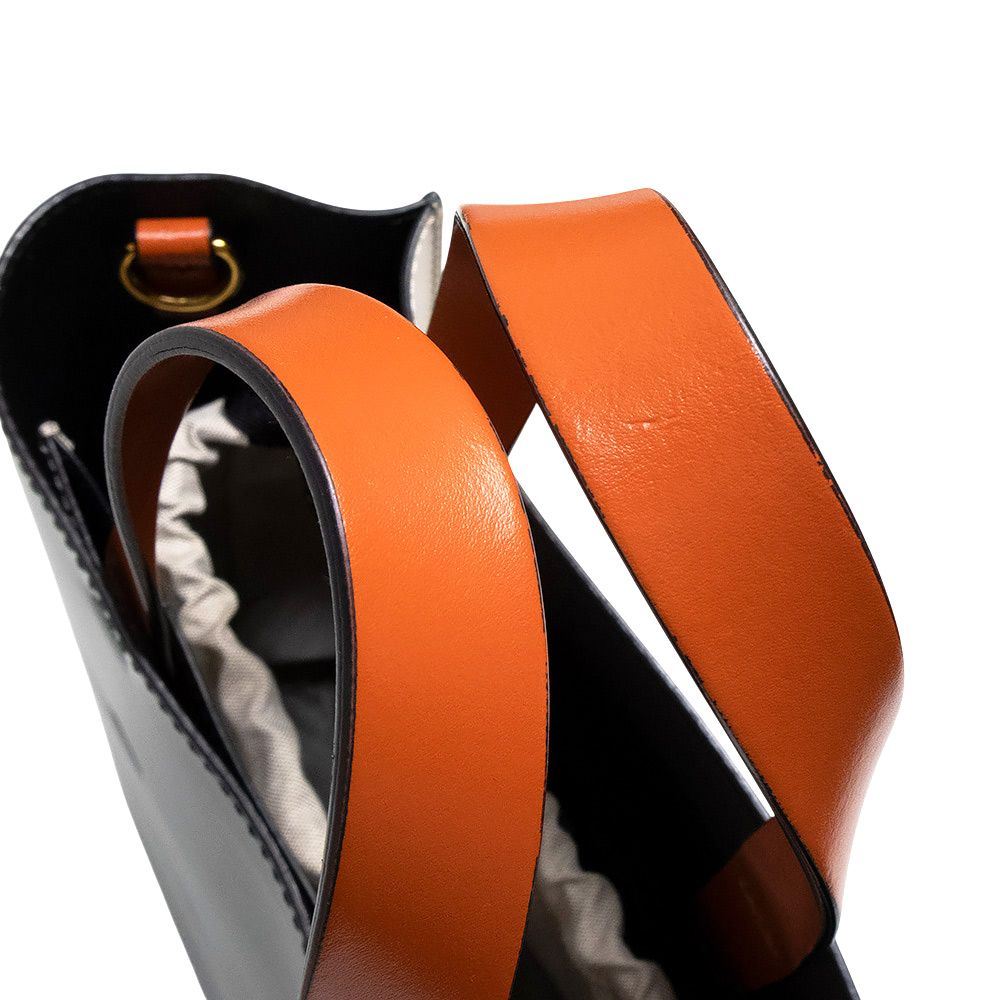 マルニ SHMP0039Y0 ミュゼオ ミニ カーフスキン レザー バイカラー  