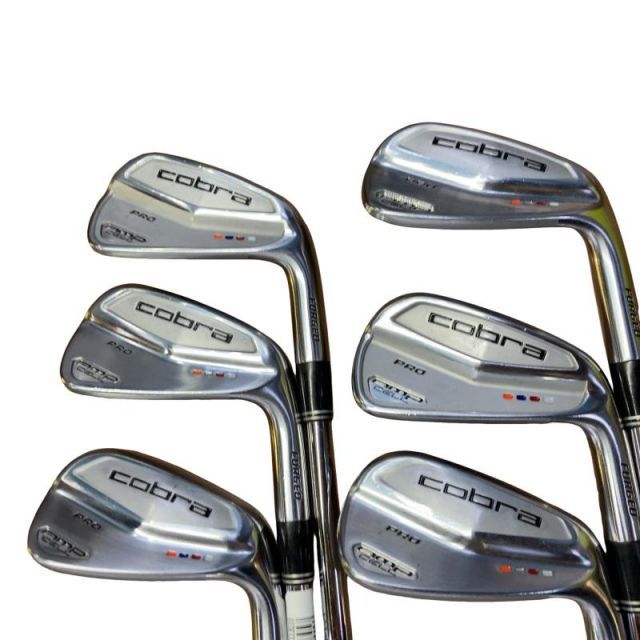 中古】 コブラ cobra AMP CELL PRO 6S アイアンセット IR Dynamic Gold
