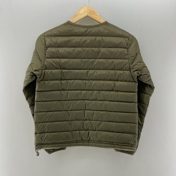 中古】DANTON インナーダウンジャケット カーキ サイズ34 19A-KW-001