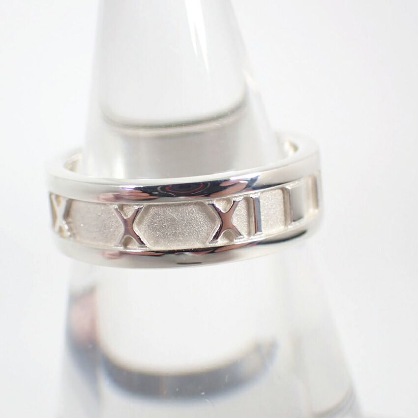 美品　ティファニー　アトラス　リング　約14号　シルバー　925 極美品 ティファニー アトラス ワイド リング 約14号 シルバー925