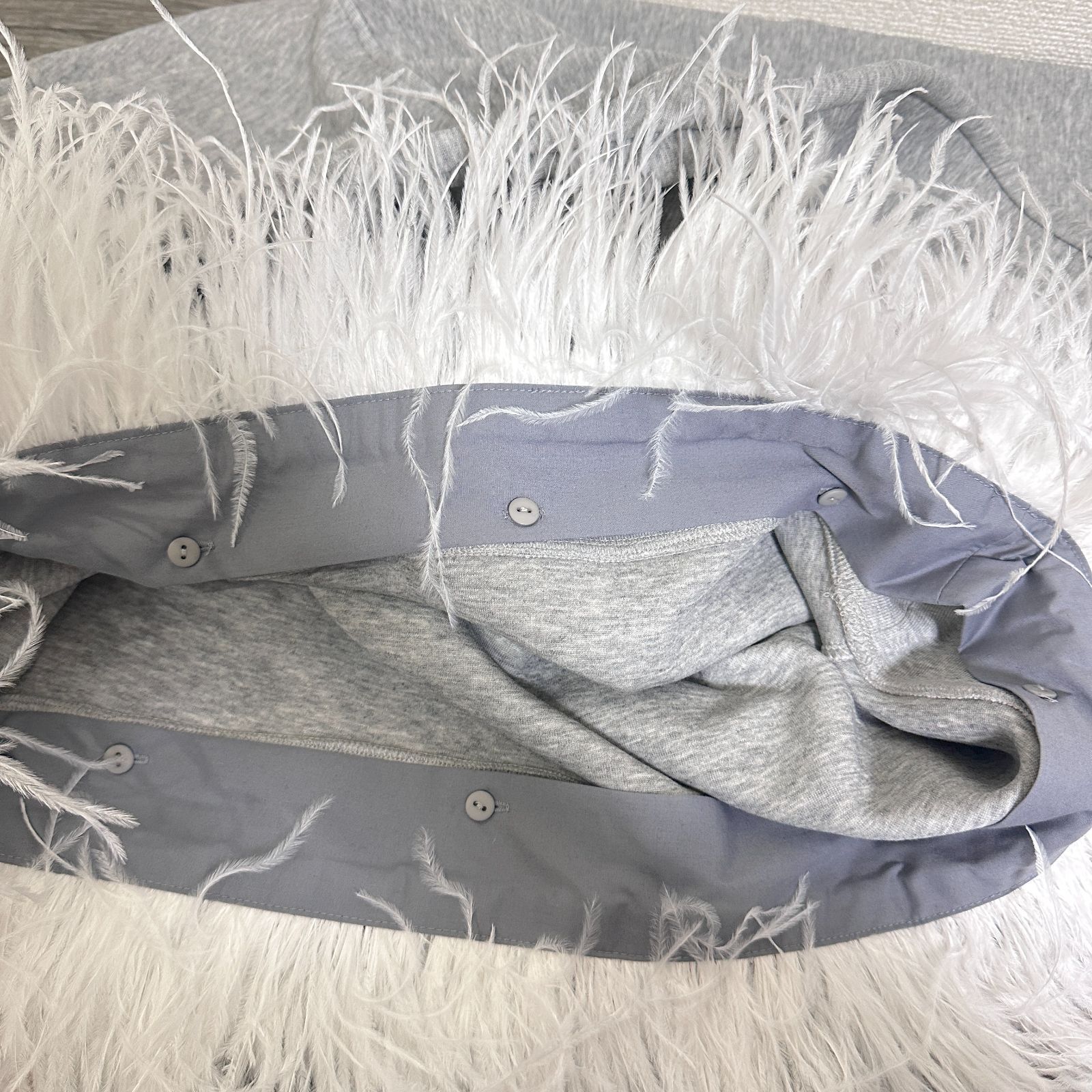 タグ付 eimy istoire フェザーヘムスウェットワンピース ミニ