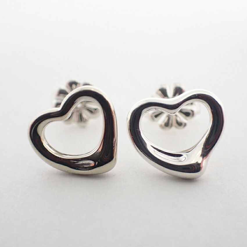 ティファニー 925 オープンハート ピアス//j132-5 - メルカリ