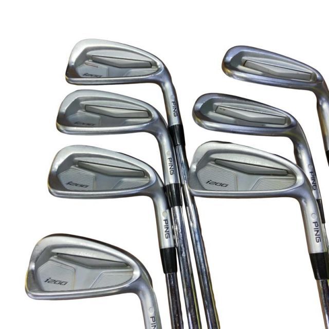 【良品】豪華8本 ピン i200 緑ドット メンズアイアンセット スチール X 楽天市場】i200 アイアンセット 中古の通販