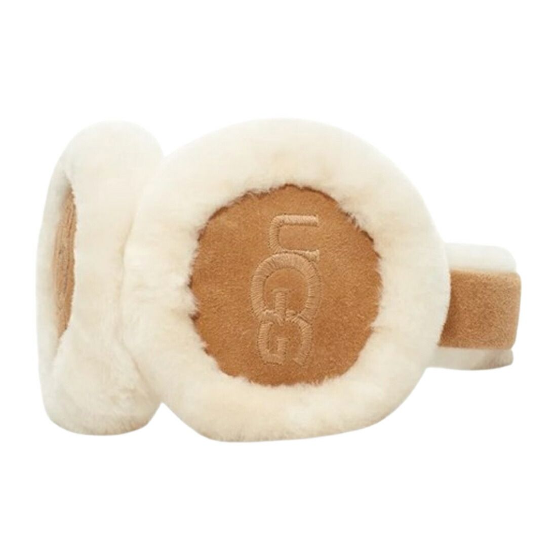 UGG(アグ)イヤーマフ 耳あて イヤマフ シープスキン もこもこ ロゴ