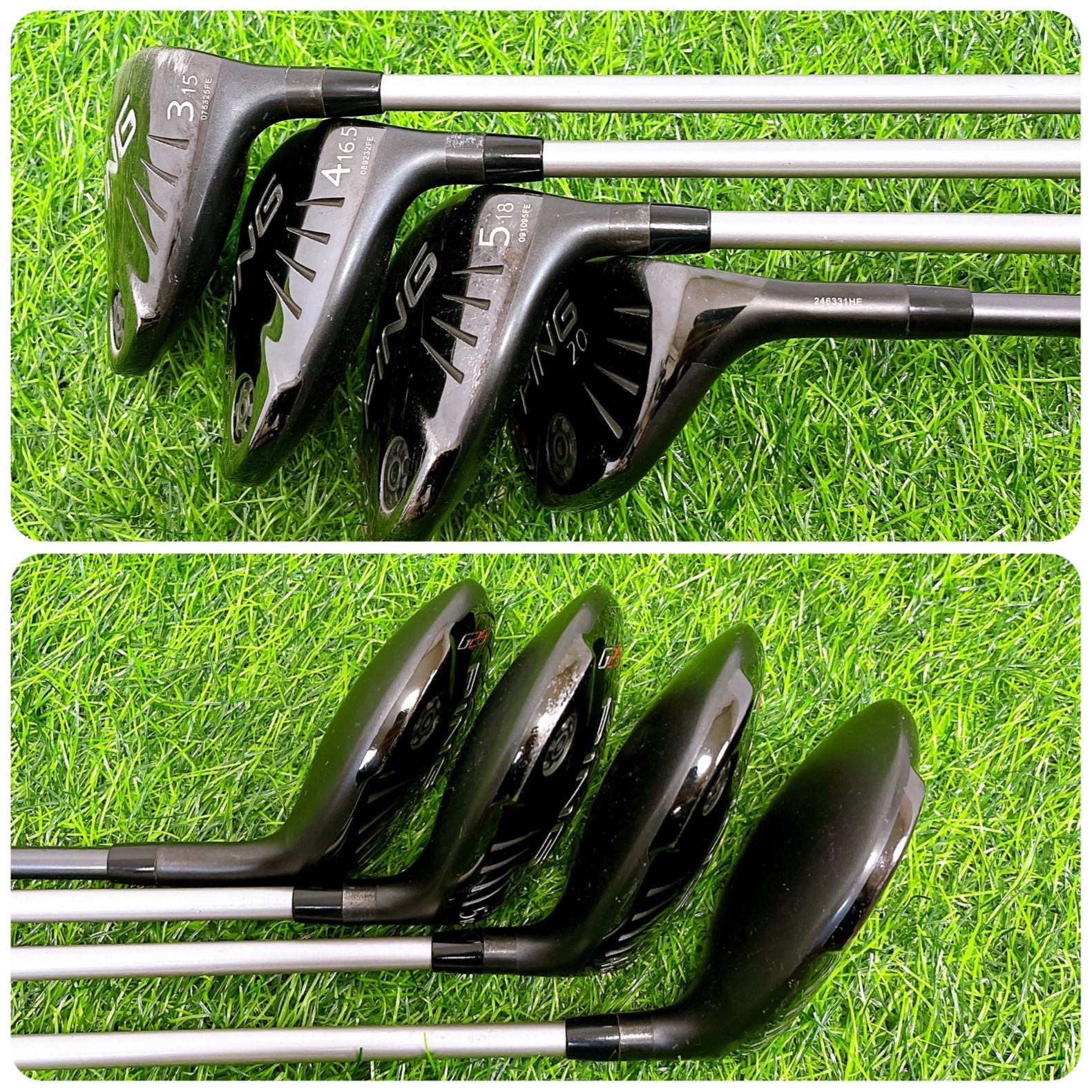 PING G25 / ピン フェアウェイウッド ユーティリティ 3w 4w 5w ut 4本