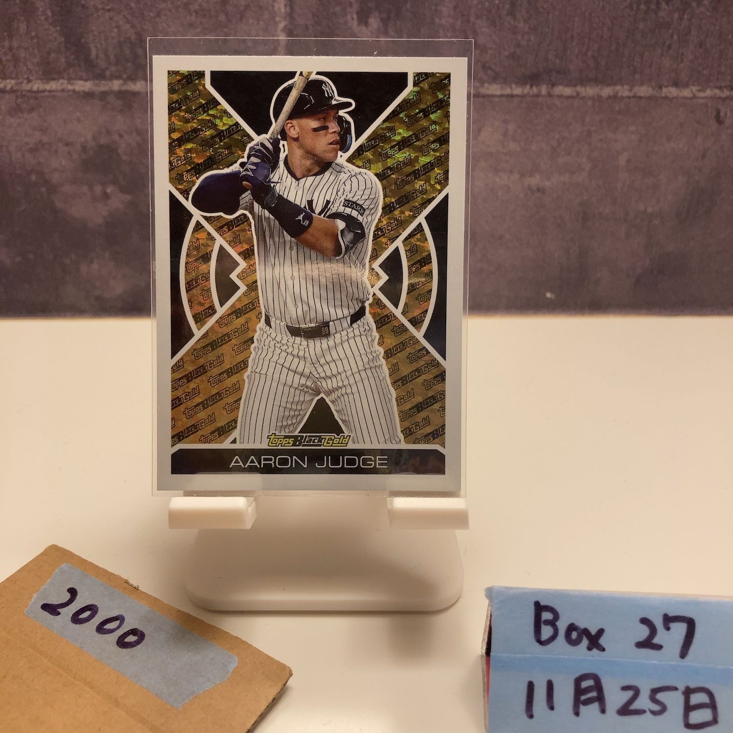 2025 Topps Aaron Judge New York Yankees Black Gold カード - メルカリ