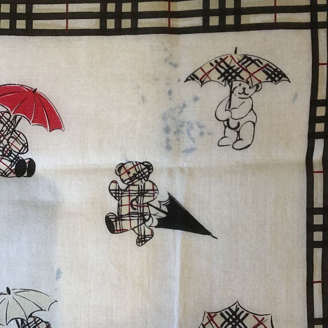 Burberrys 傘パターンスカーフ Burberrys 傘パターンスカーフ 美品稀少