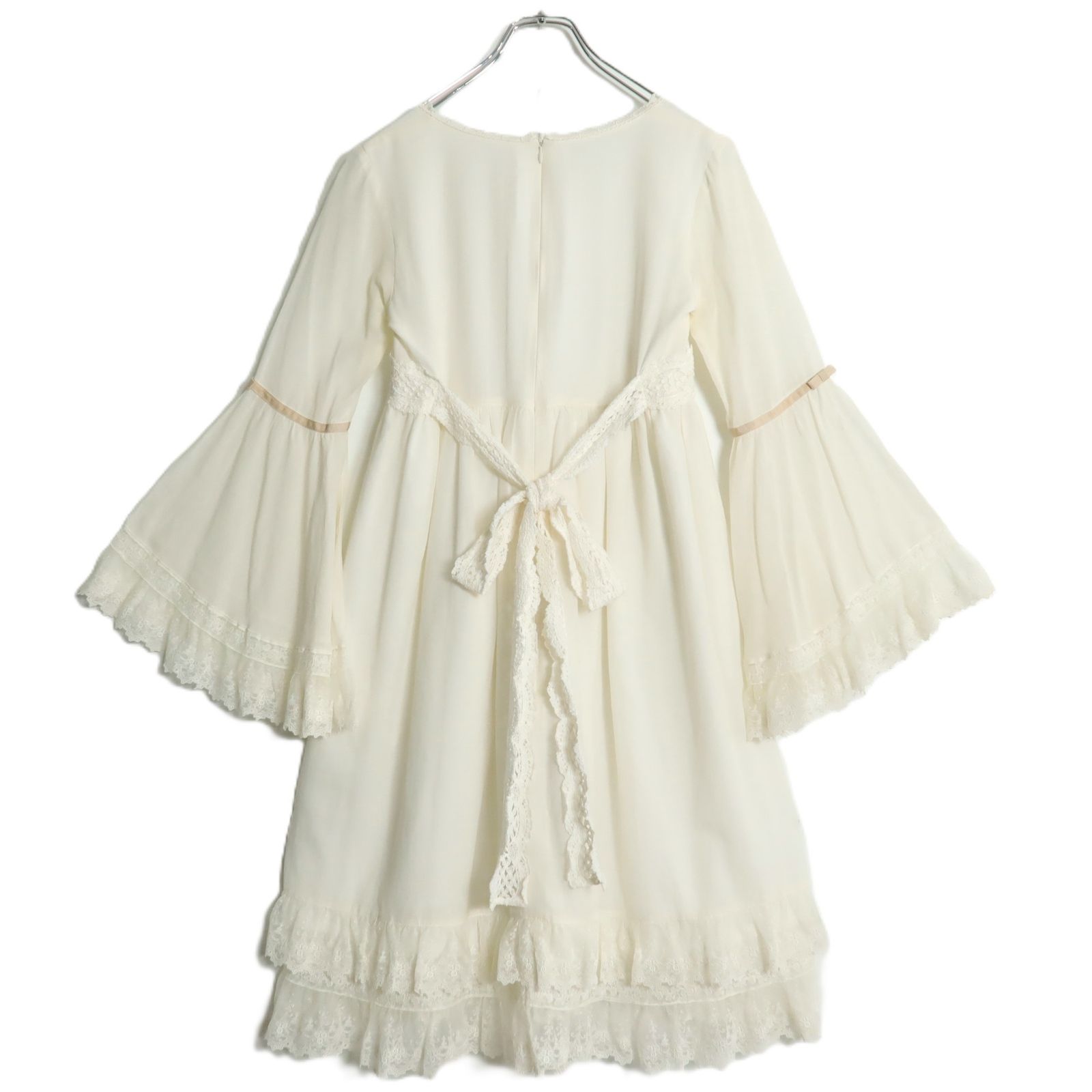 ピンクハウスサマースイーツptチュニック半袖ブラウスフリルレース 美