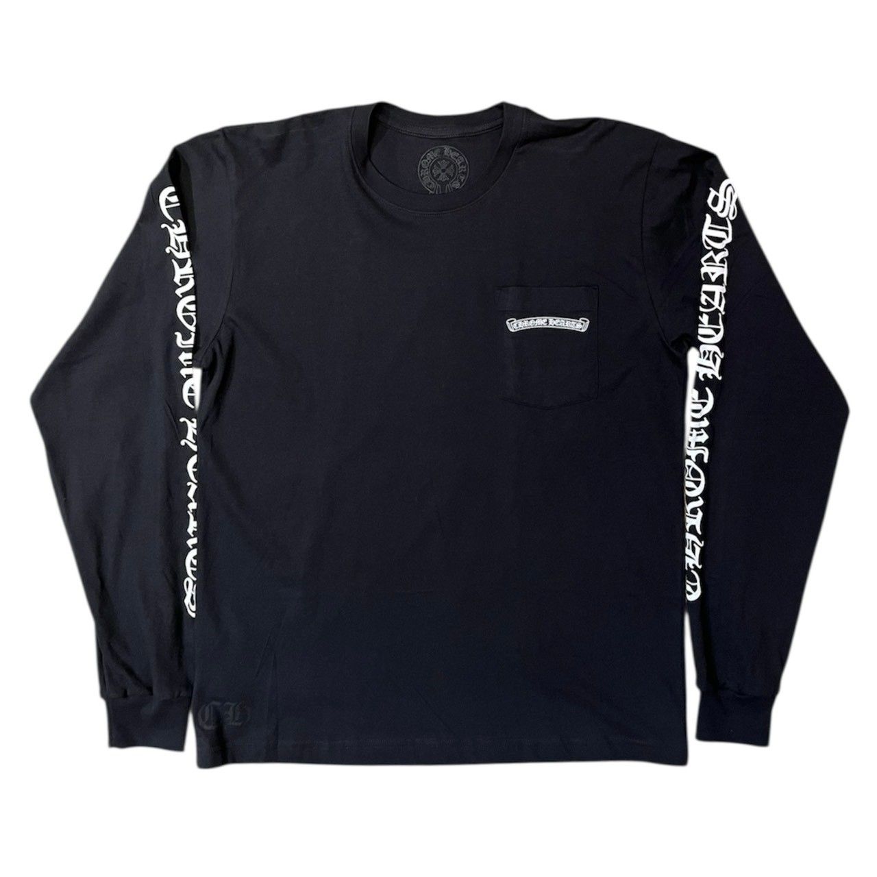 Chrome Hearts Scroll Logo L/S T-Shirt 