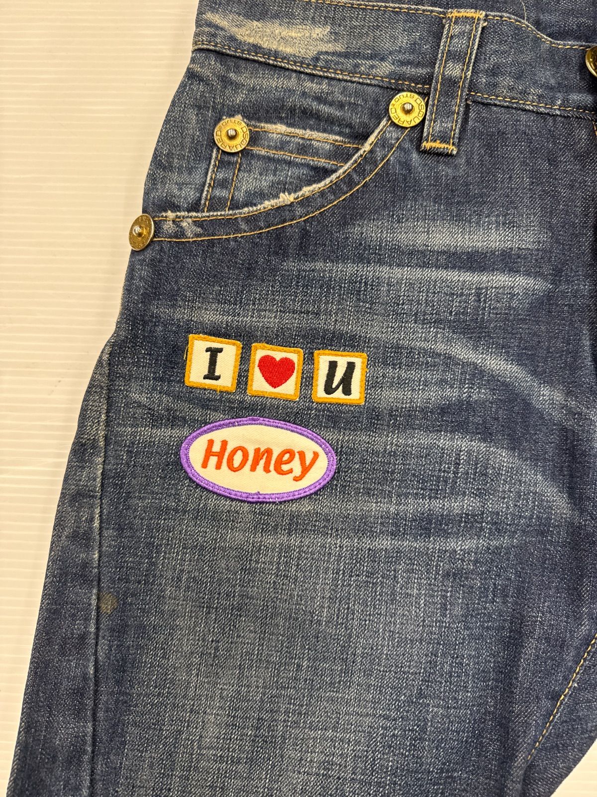 DSQUARED2 ディースクエアード イタリア製 ワッペン ヴィンテージ加工