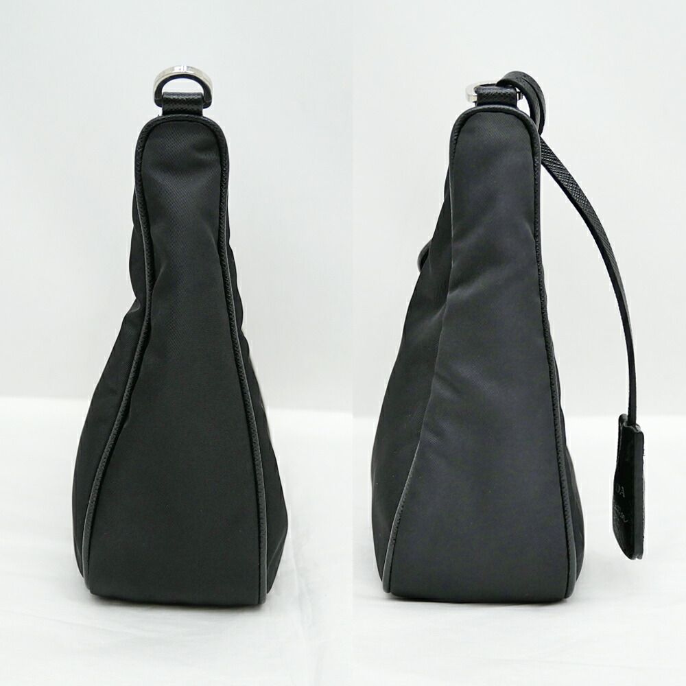 名東】プラダ Re-Edition2005Re-Nylon ブラック シルバー金具 ナイロン