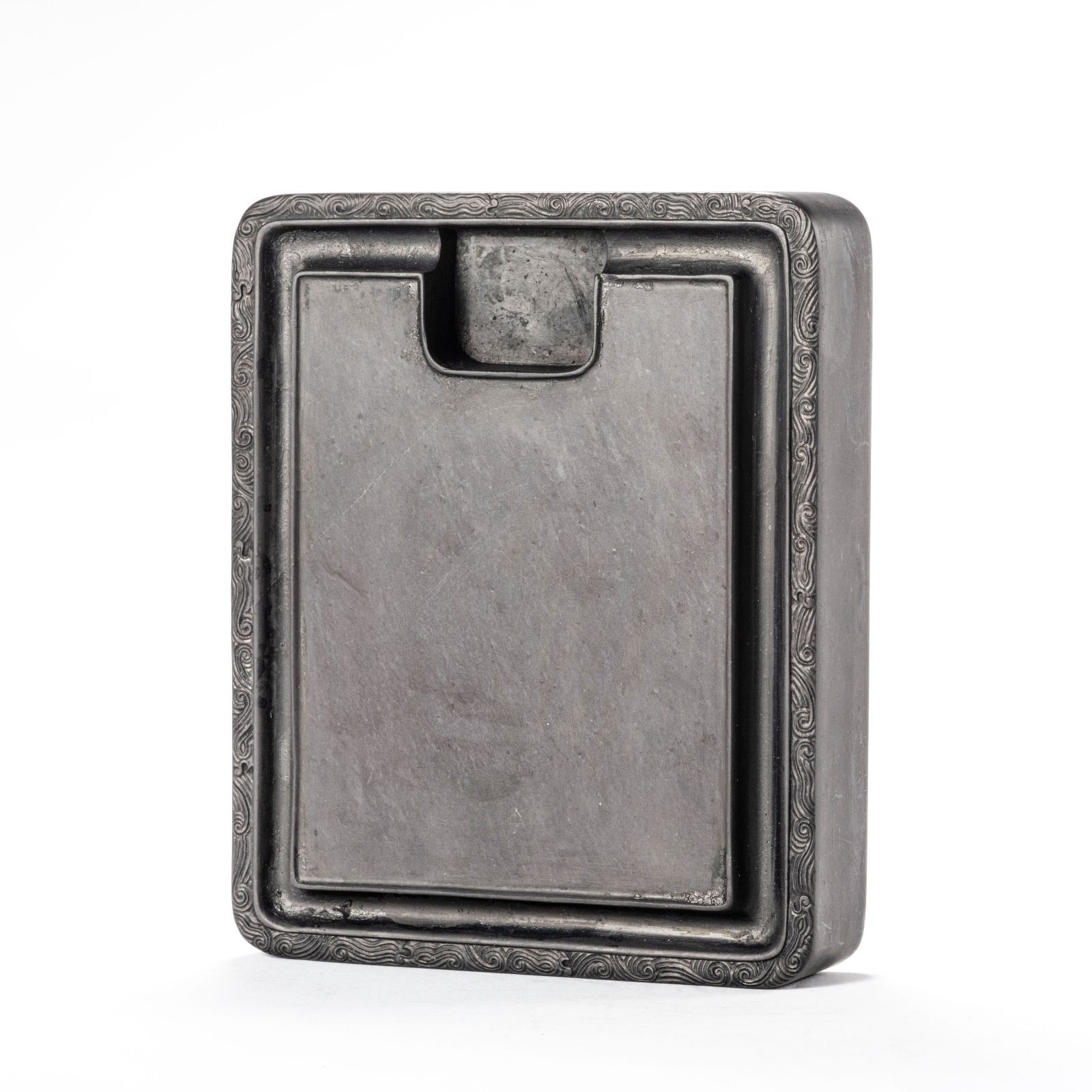 希少】清代 龍紋石渠硯 唐木箱付 書道具 文房四宝 中国古美術 骨董