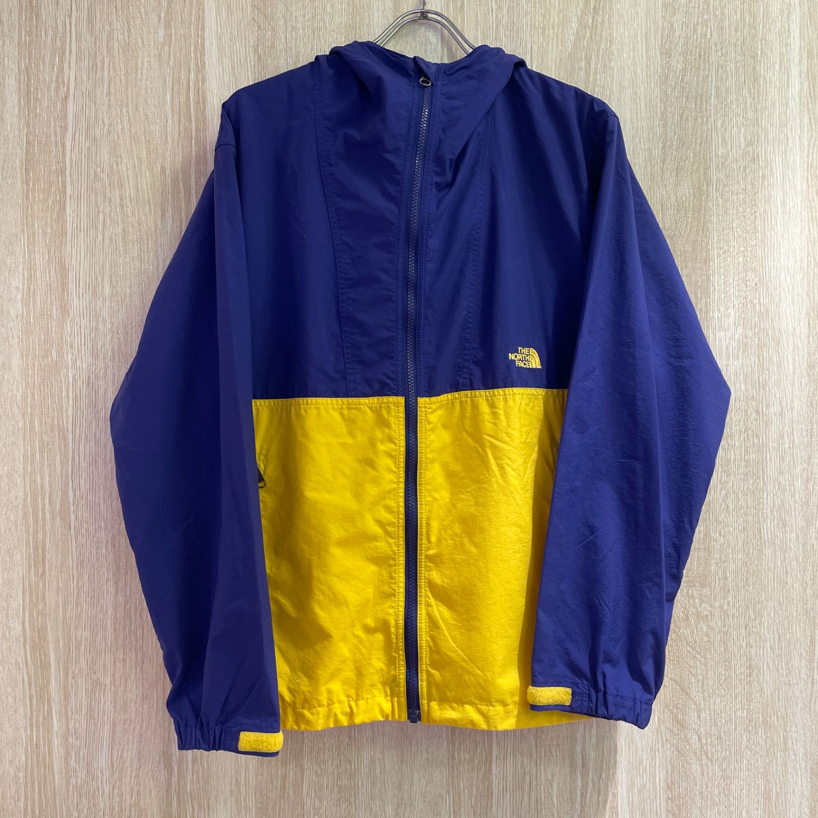 THE NORTH FACE ナイロンジャケット パープル×イエロー サイズM