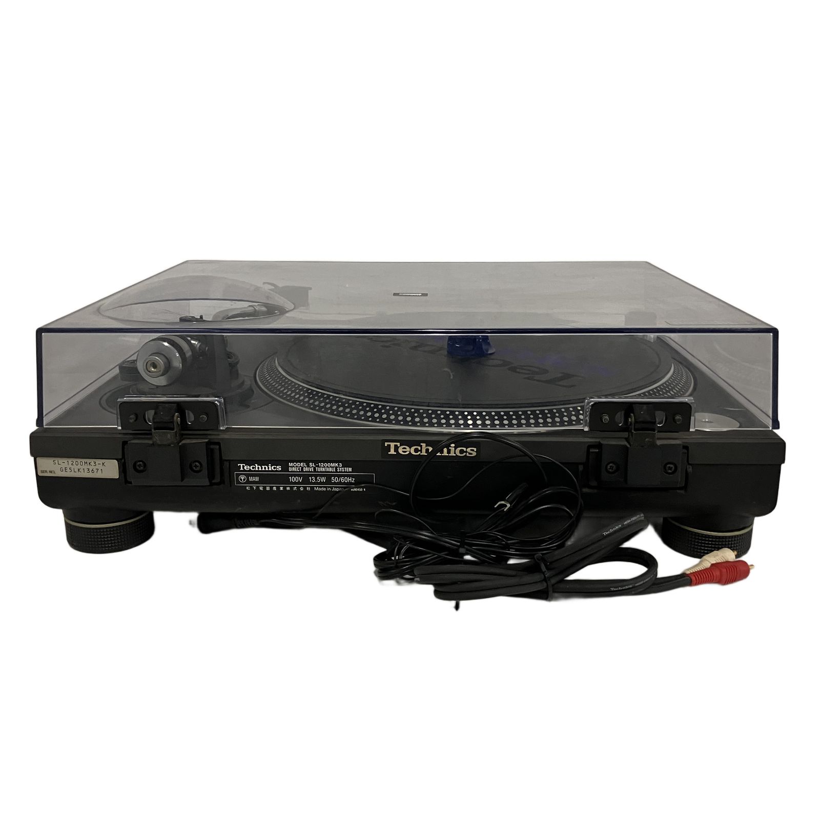 Technics テクニクス SL-1200MK3 ターンテーブル SHURE M44G Technics テクニクス SL-1200MK3 ターンテーブル SHURE M44G