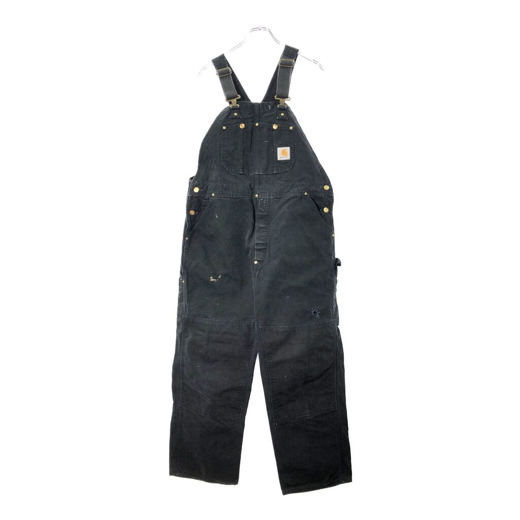 00年代 USA製 Carhartt カーハート ダック ダブルニー ビブ