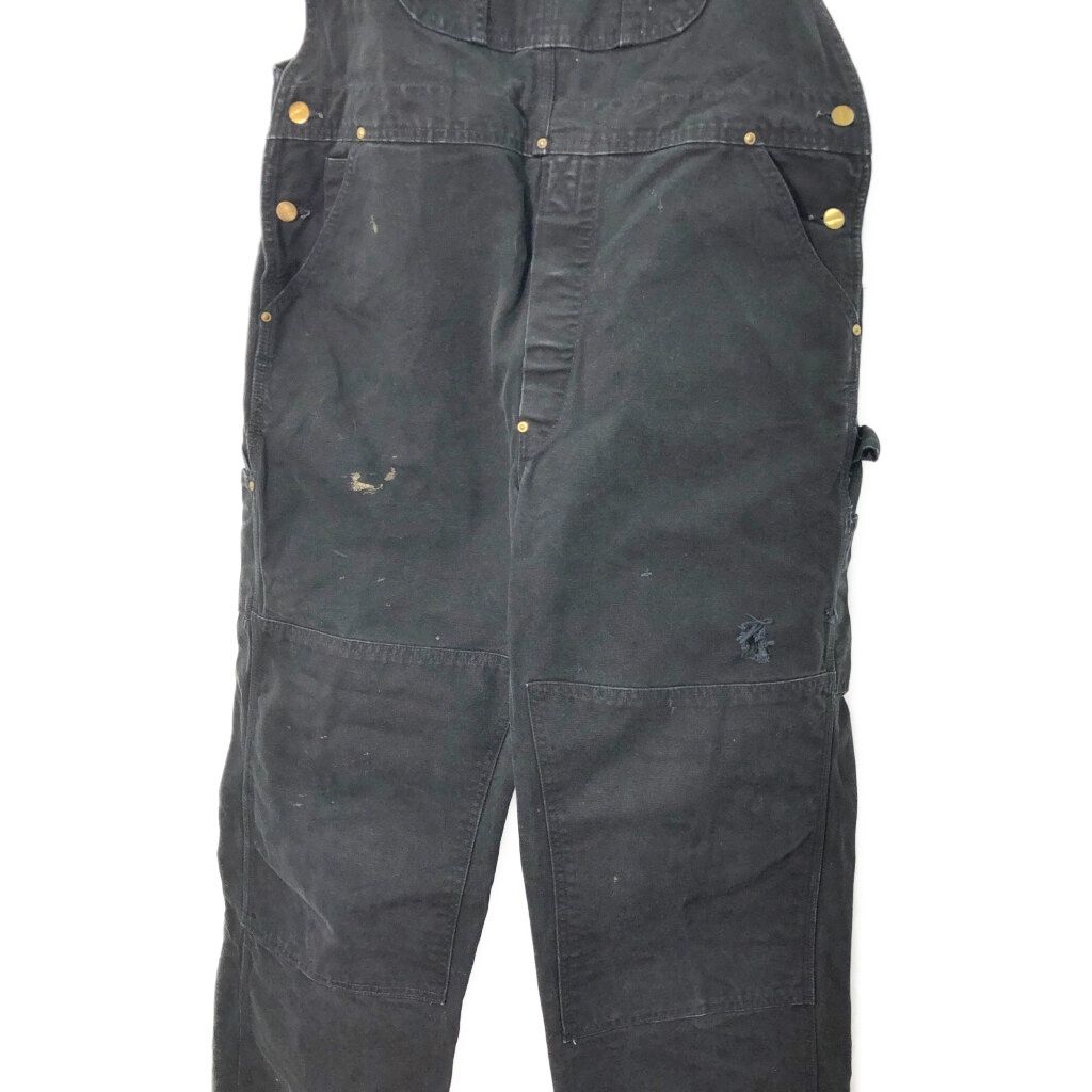 00年代 USA製 Carhartt カーハート ダック ダブルニー ビブ