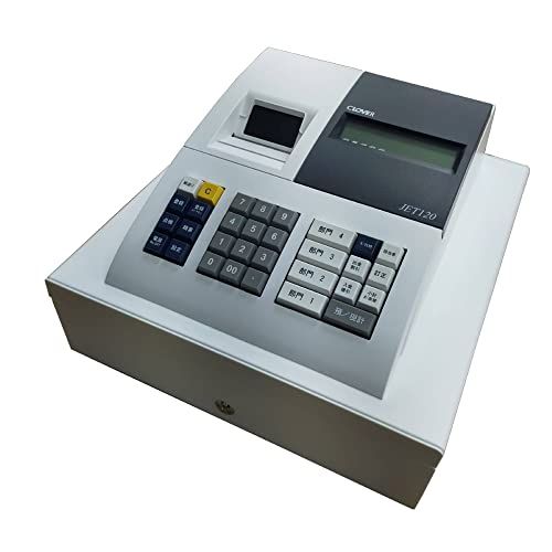 迅速に発送 JET 120 クローバー電子 普通紙タイプ 4部門 キャッシュレジスター ef 522 ba 7