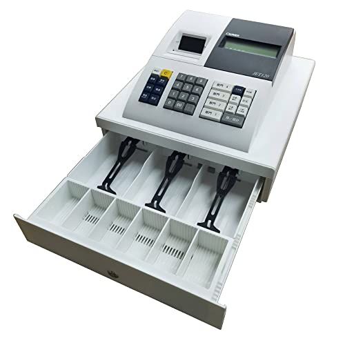 迅速に発送 JET 120 クローバー電子 普通紙タイプ 4部門 キャッシュレジスター ef 522 ba 7
