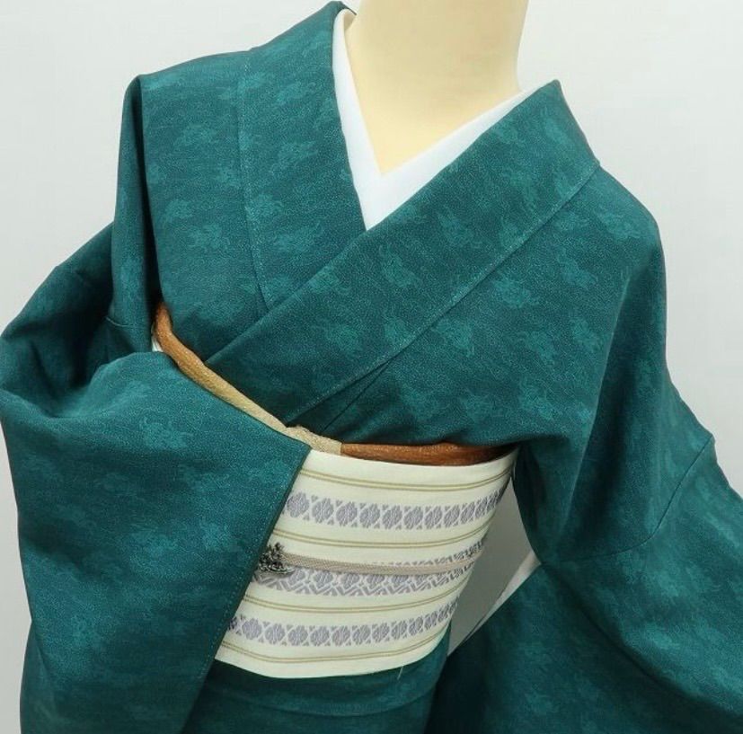 六花-RIKKA- 美品 正絹 人間国宝 中村勇二郎落款 草木染 トールサイズ