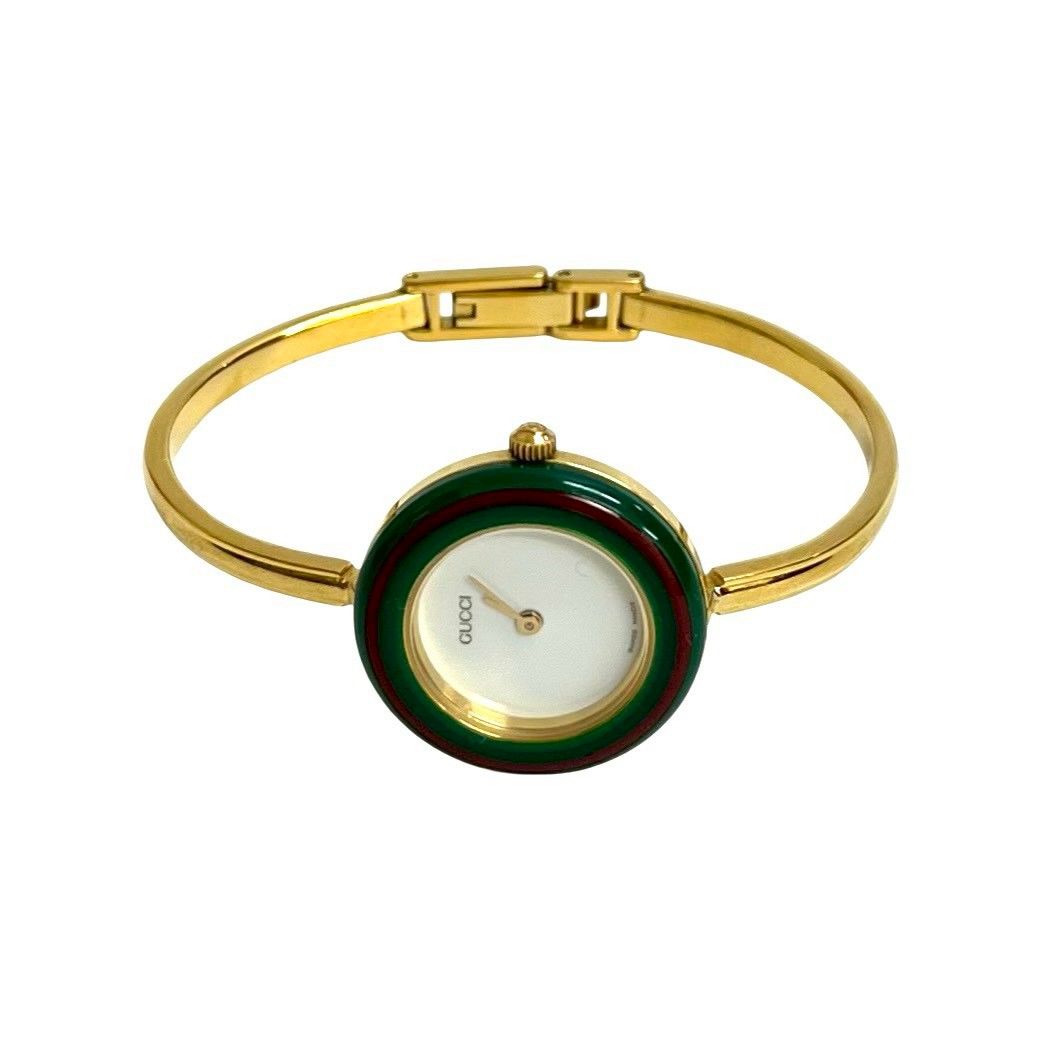 極 美品 稼働品 GUCCI グッチ ヴィンテージ チェンジベゼル クォーツ