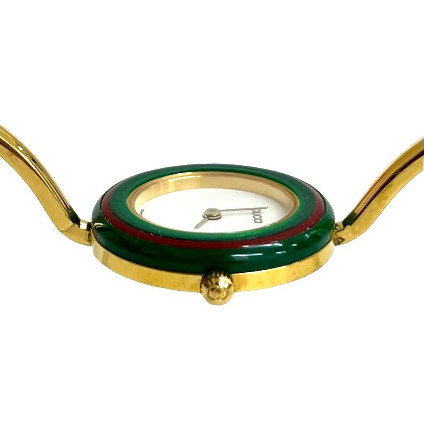 稼働品 極 美品 箱付き GUCCI グッチ チェンジベゼル シェリーライン