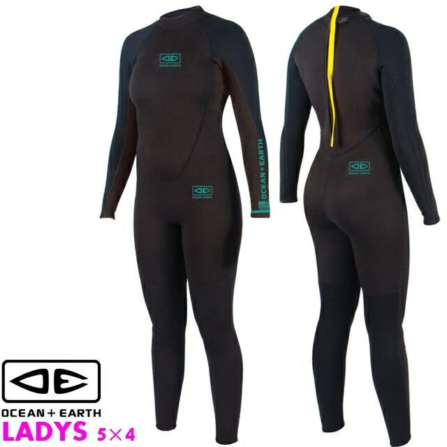 OCEAN＆EARTH O&E WETSUITS LADIES STEAMER 5/4mm ウェットスーツ