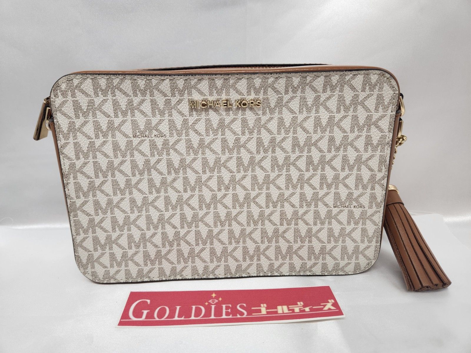 MICHAEL KORS マイケルコース MKロゴ チェーンショルダー バッグ M 
