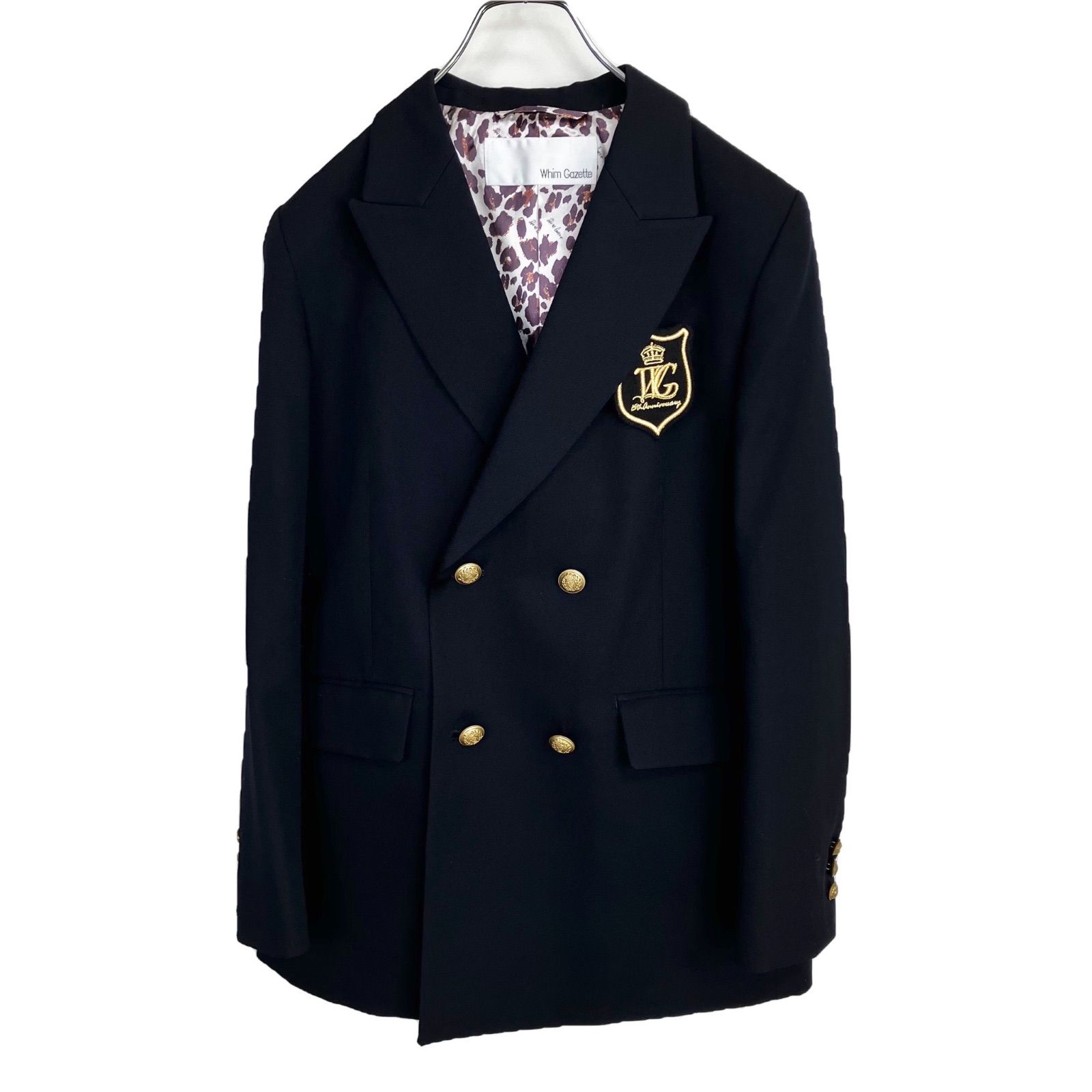 Whim Gazette【15th Anniversary】ワッペンブレザー Whim Gazette 15th Anniversary ワッペンブレザー F ネイビー 紺