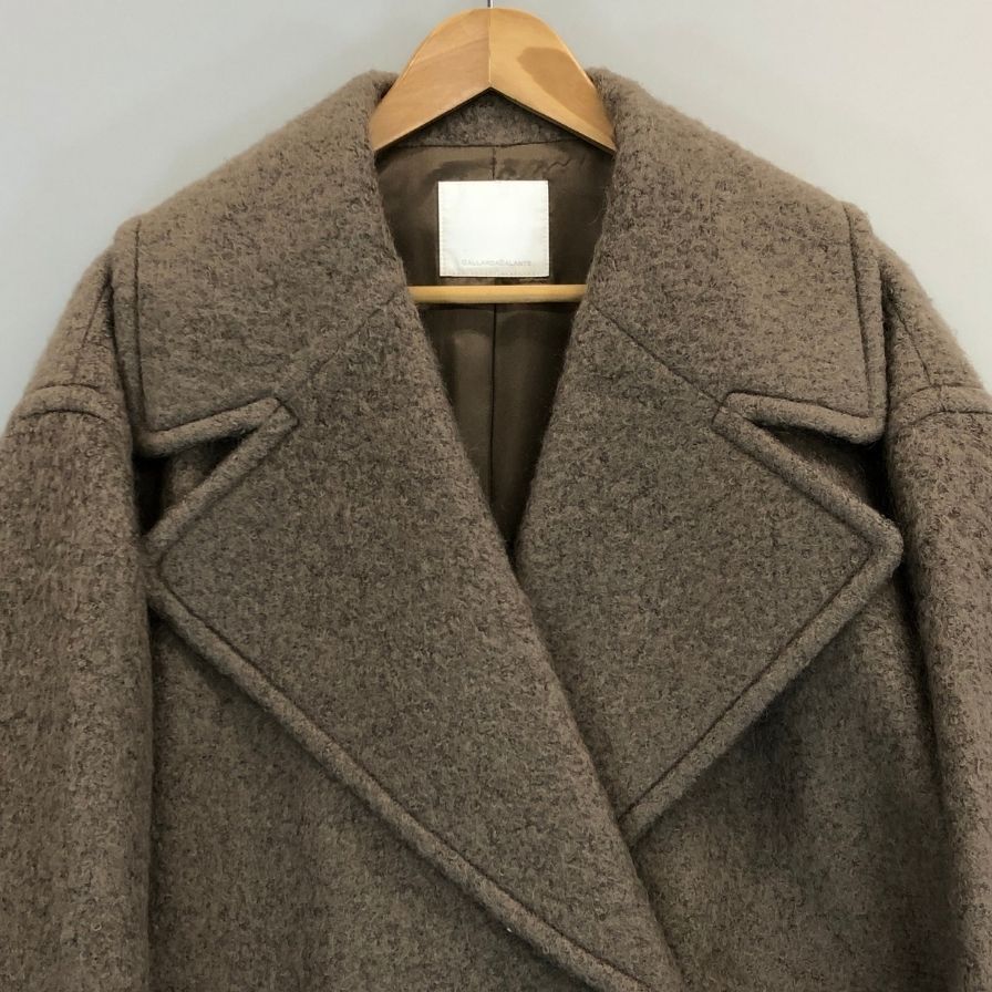 ガリャルダガランテ×大草直子 モヘヤシャギーハーフコート【AFA20