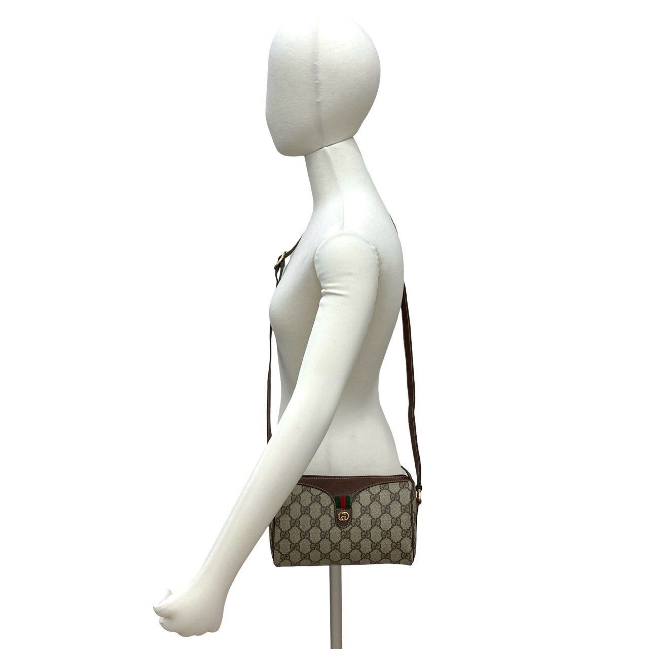 極 美品 GUCCI グッチ オールドグッチ ヴィンテージ シェリーライン GG