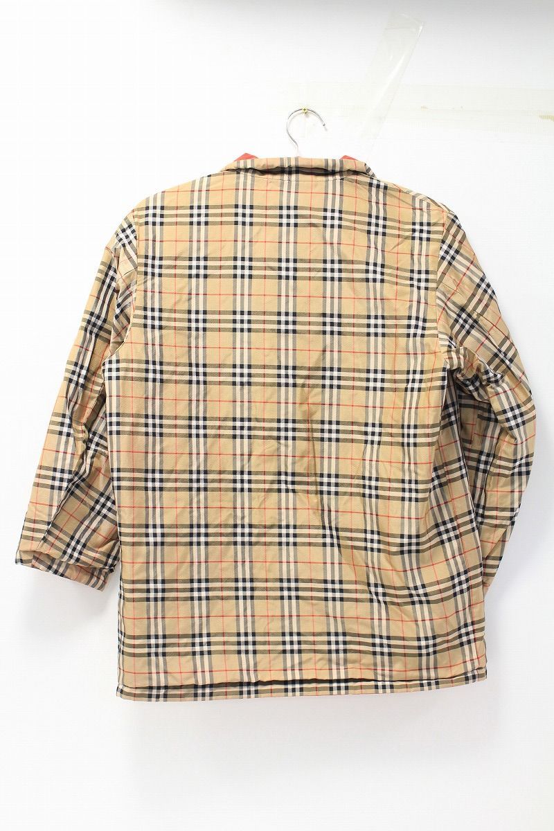 正規品 バーバリー キルティングジャケット ノバチェック リバーシブル M BURBERRY バーバリー ノバチェック キルティングジャケット