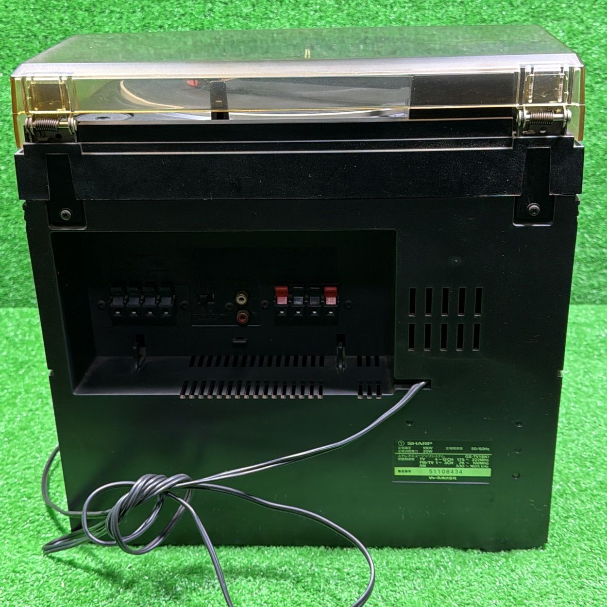 ジャンク】SHARP シャープ STEREO MUSIC SYSTEM GS-TV1 レコード