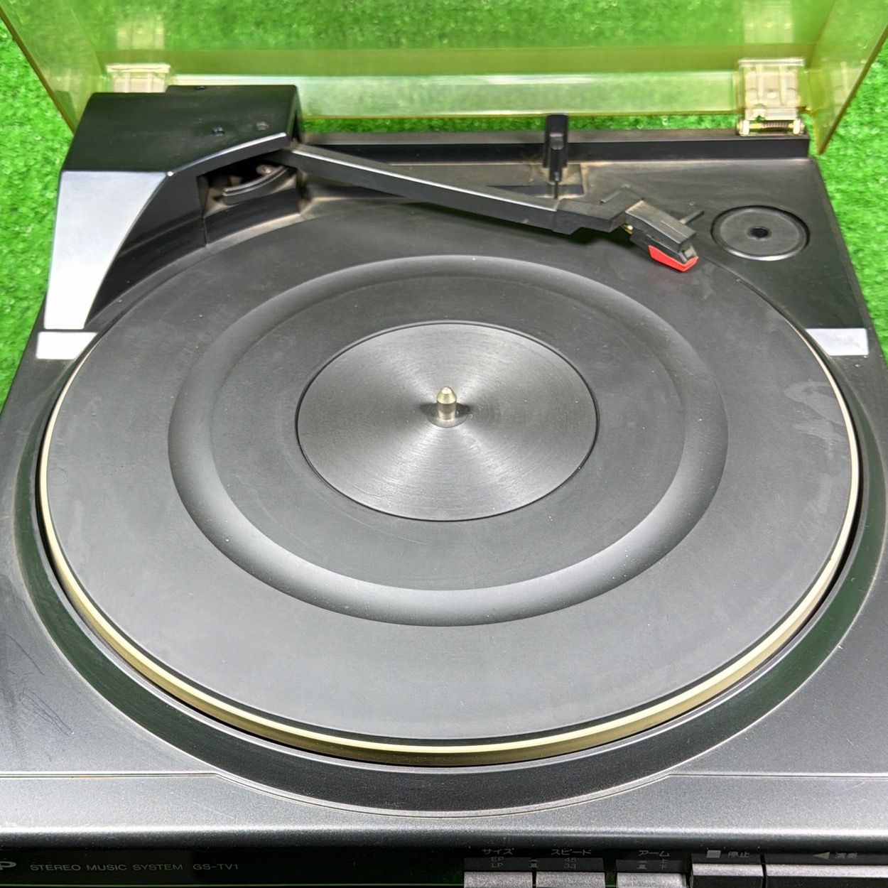 ジャンク】SHARP シャープ STEREO MUSIC SYSTEM GS-TV1 レコード