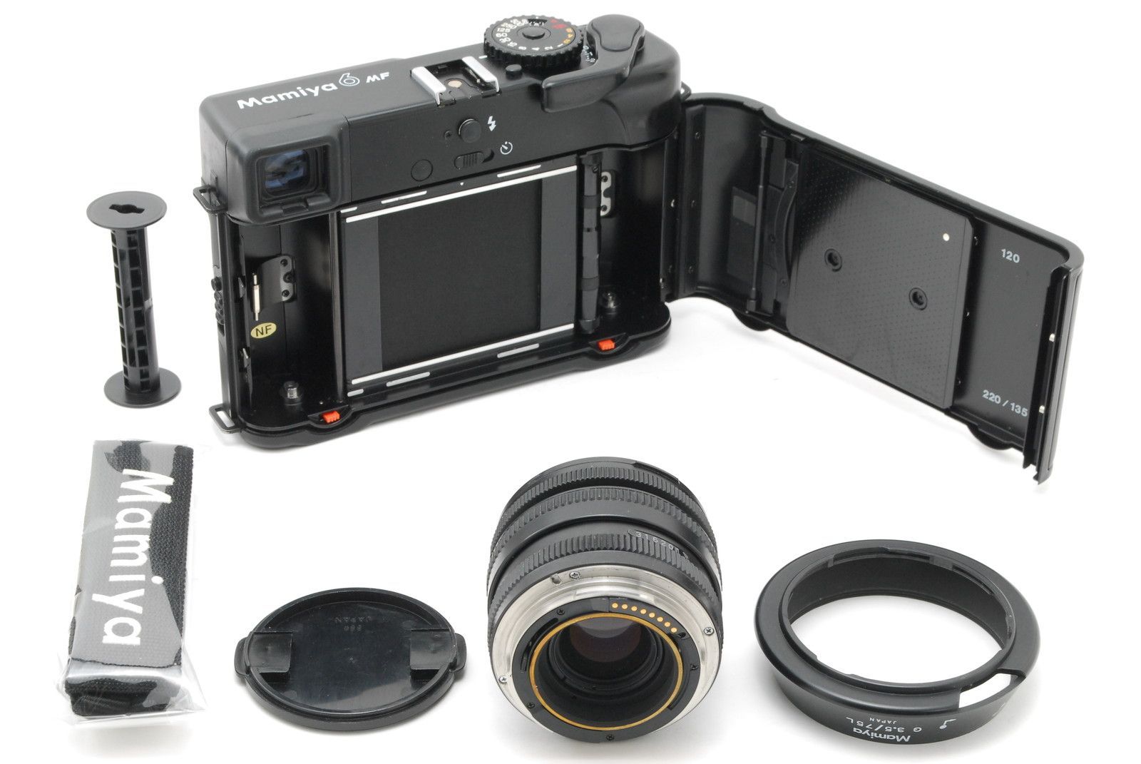 美品】ニュー マミヤ 6 中判 フィルム カメラ レンズ New Mamiya 6 MF