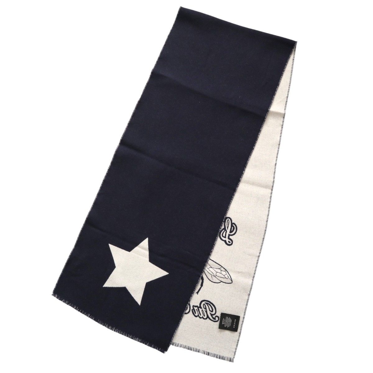 GUCCI／グッチ マフラー 星 蜂 刺繍 楽天市場】GUCCI グッチ マフラー