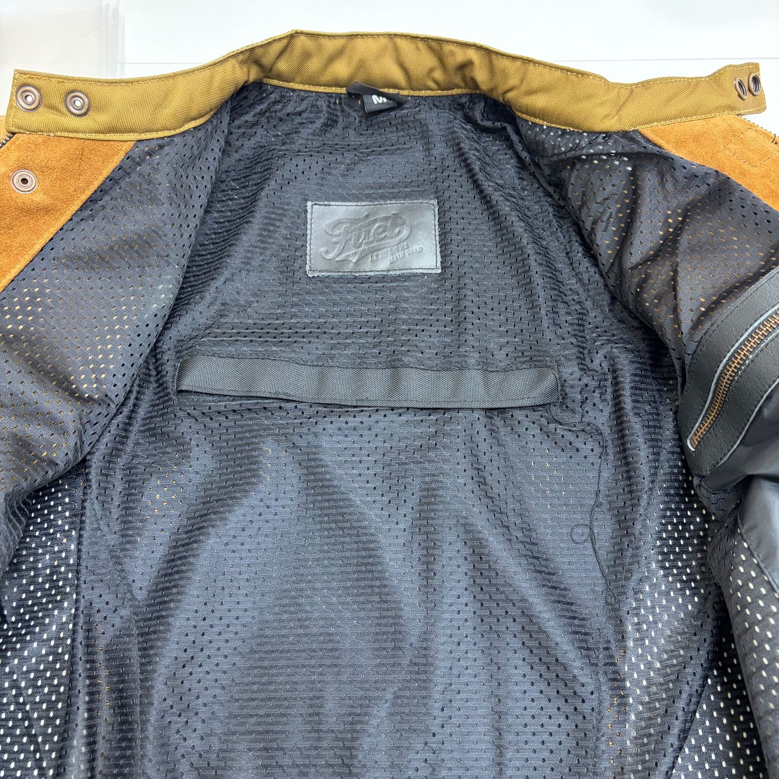 Fuel Motorcycles】アリゾナジャケット キャメル カーキ スウェード 