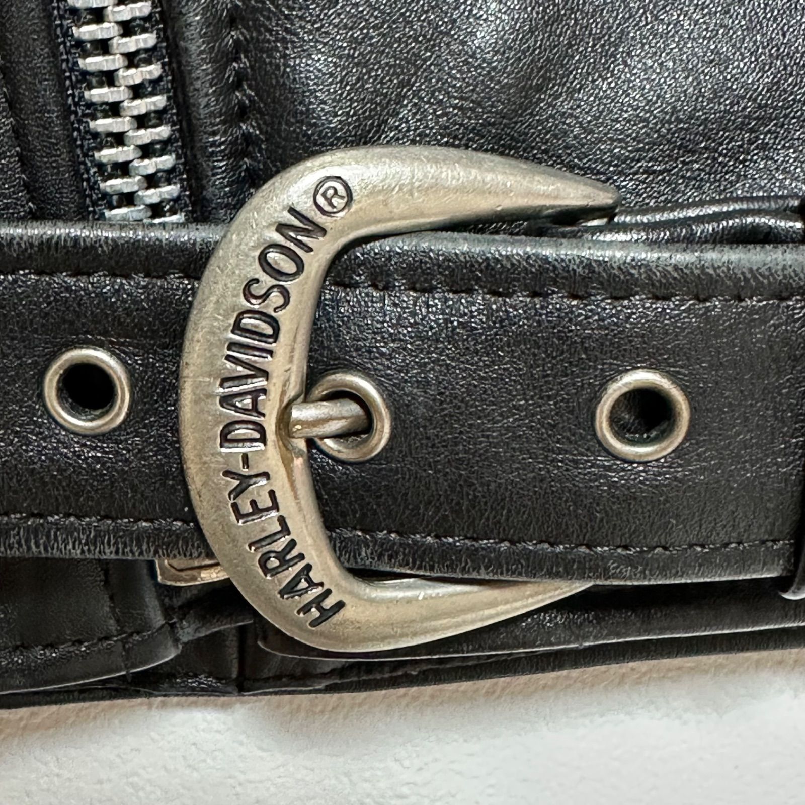 HARLEY-DAVIDSON ダブルライダース レザージャケット 36 S相当