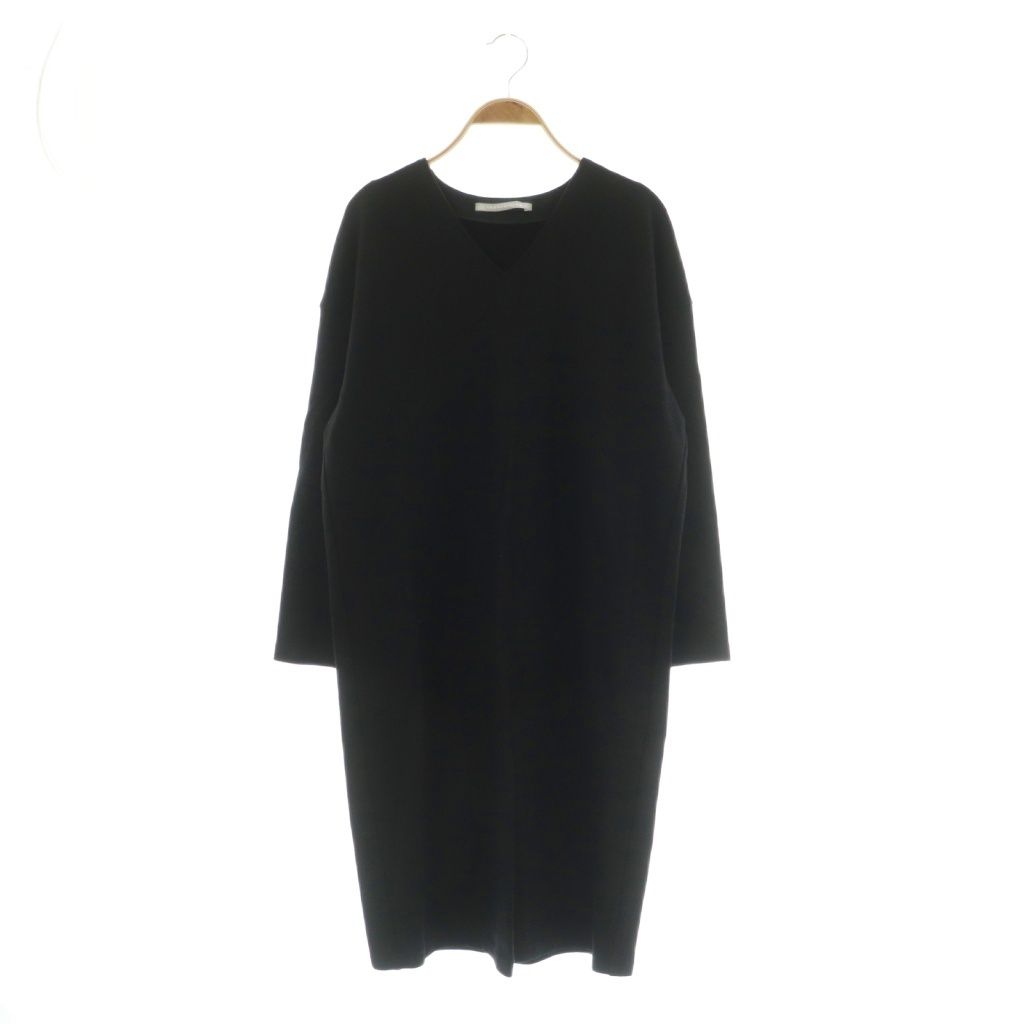 セオリーリュクス theory luxe ウール 長袖ワンピース ロング Vネック