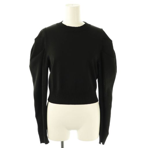 cygne ポワンニット　ブラック シーニュ Cygne ポワンニット プルオーバー 長袖 ブラック /DF □OS