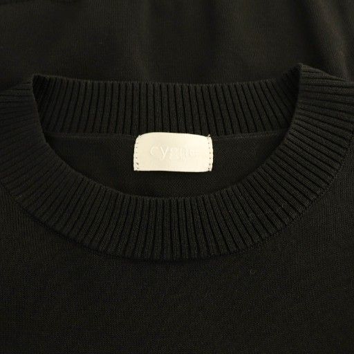 シーニュ Cygne ポワンニット プルオーバー 長袖 ブラック /DF □OS