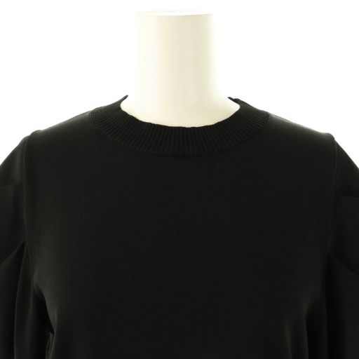 cygne ポワンニット　ブラック シーニュ Cygne ポワンニット プルオーバー 長袖 ブラック /DF □OS