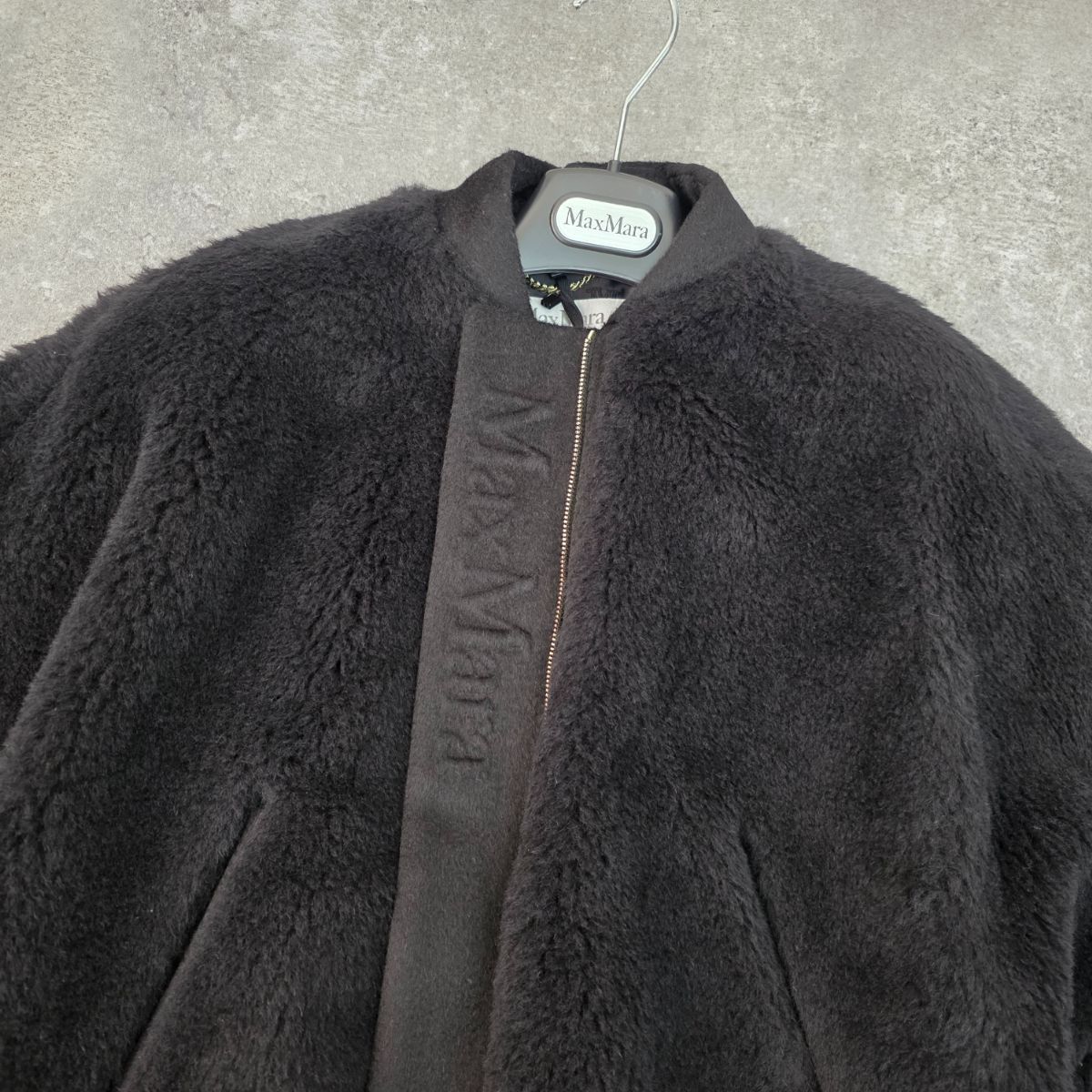 新品 未使用品 MAX MARA マックスマーラ テディベア ケープ TEDDY BEAR