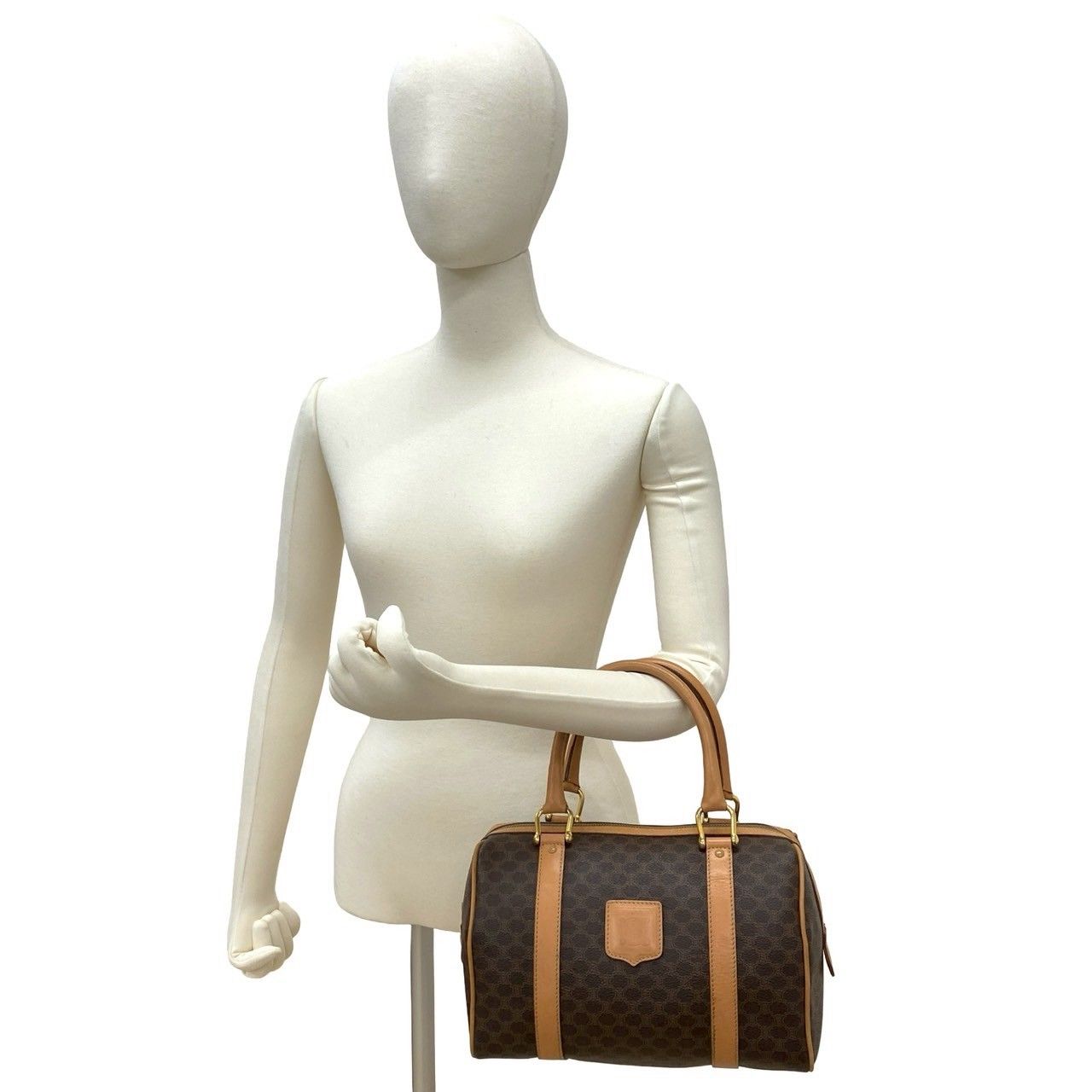 極 美品 CELINE セリーヌ ヴィンテージ マカダム ブラゾン トリオンフ