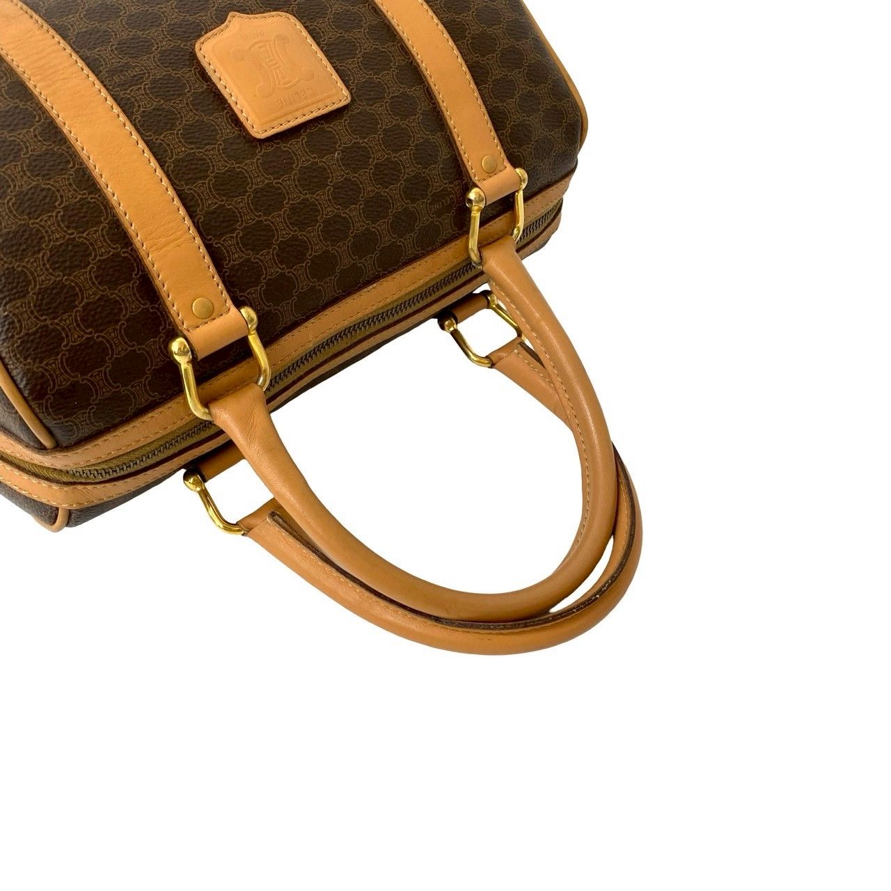 極 美品 CELINE セリーヌ ヴィンテージ マカダム ブラゾン トリオンフ